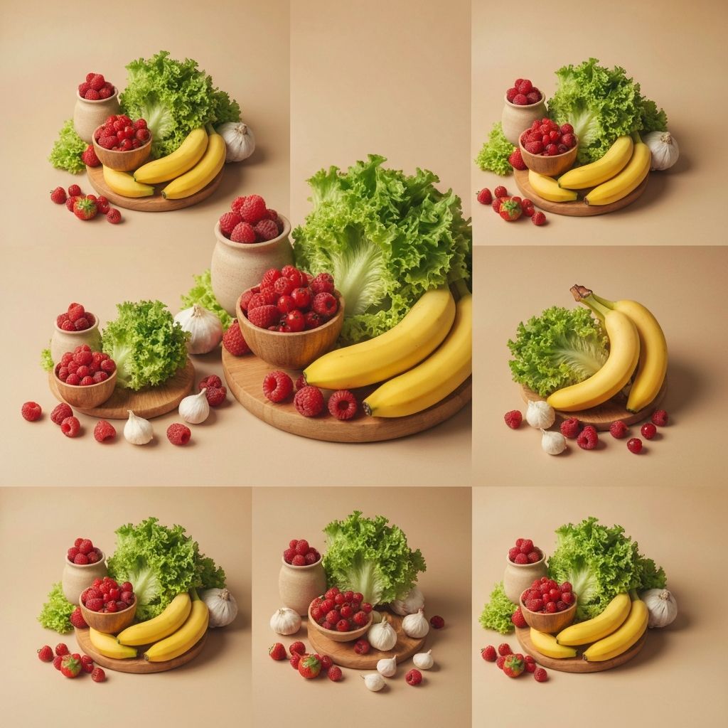 Multi-angle food perspectives composition